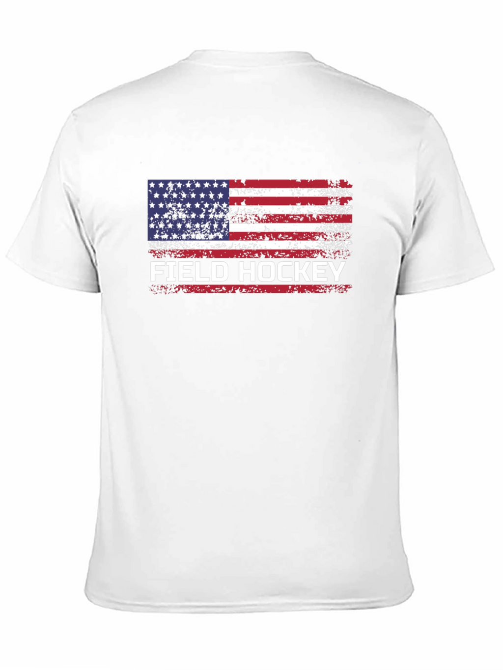 Field Hockey American Flag T-Shirt