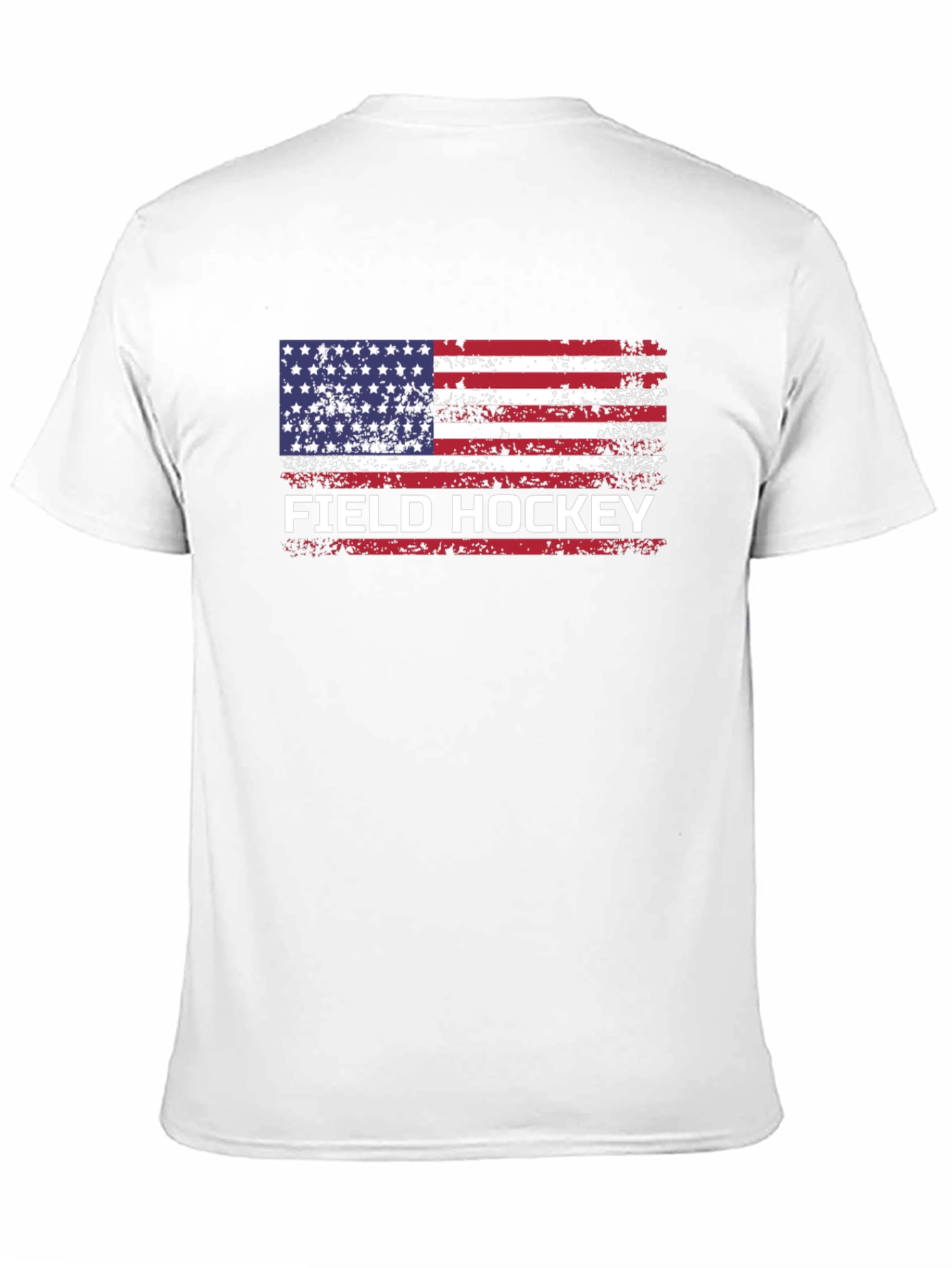 Field Hockey American Flag T-Shirt