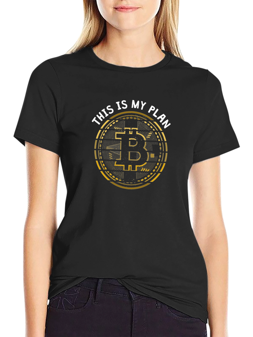 Bitcoin Plan Graphic Tee - Crypto T-Shirt
