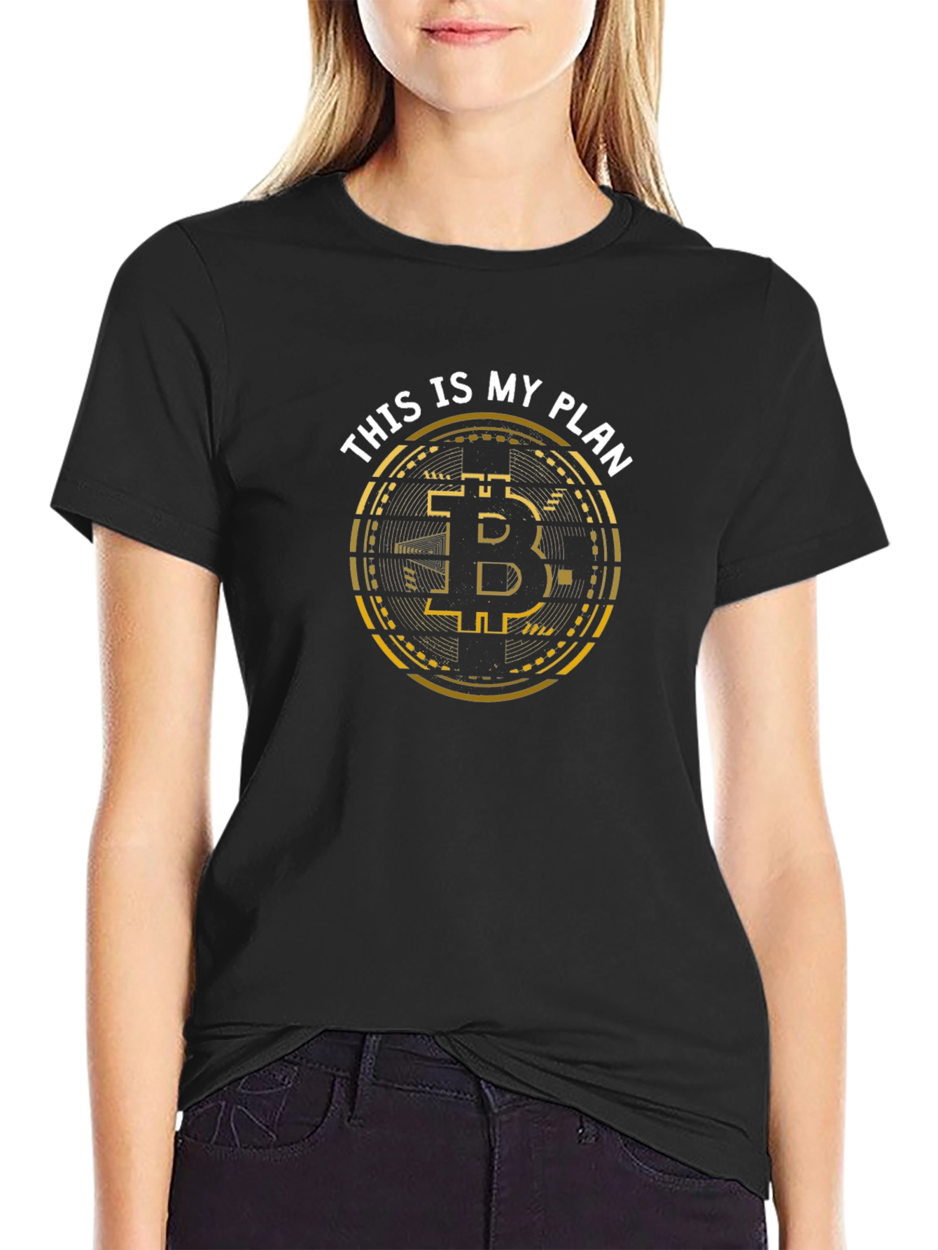 Bitcoin Plan Graphic Tee - Crypto T-Shirt