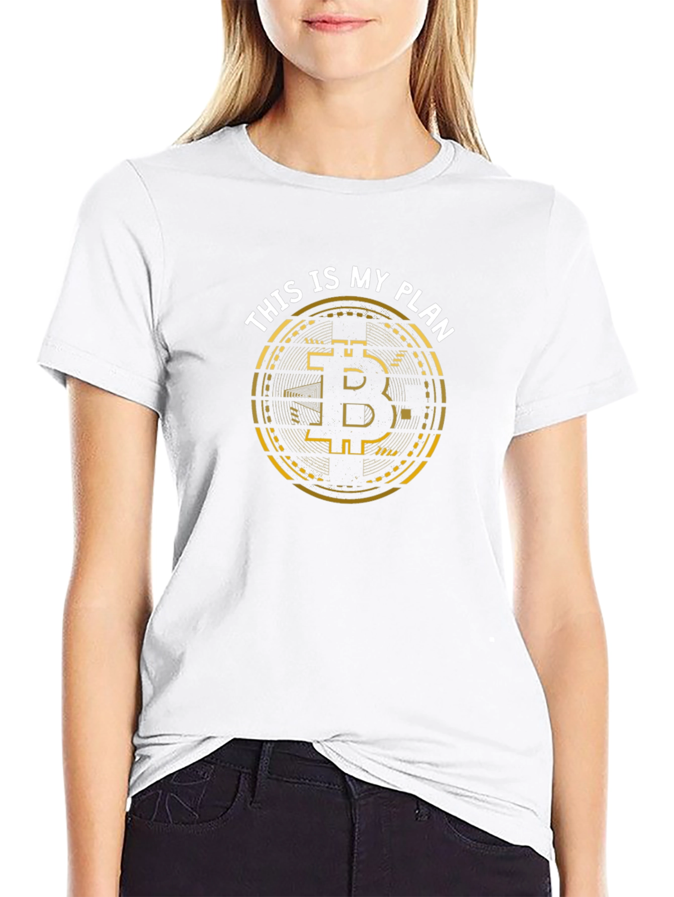Bitcoin Plan Graphic Tee - Crypto T-Shirt