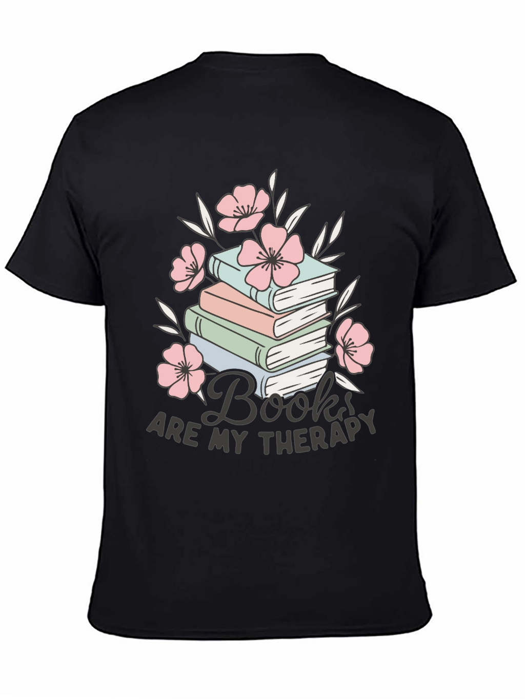 Books Are My Therapy Graphic Tee