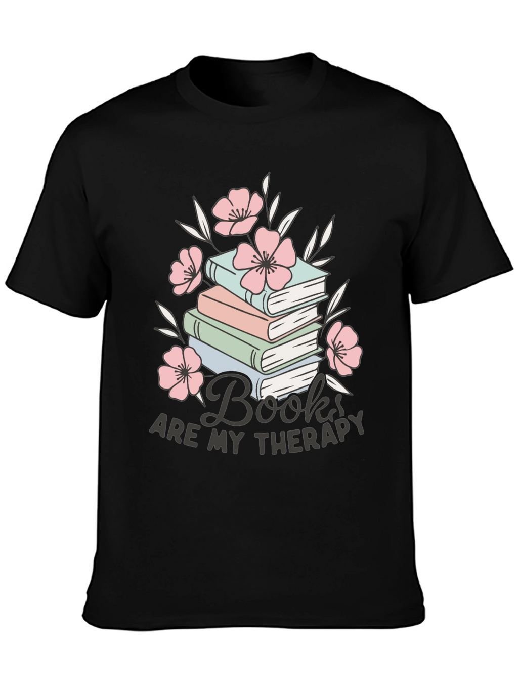 Books Are My Therapy Graphic Tee