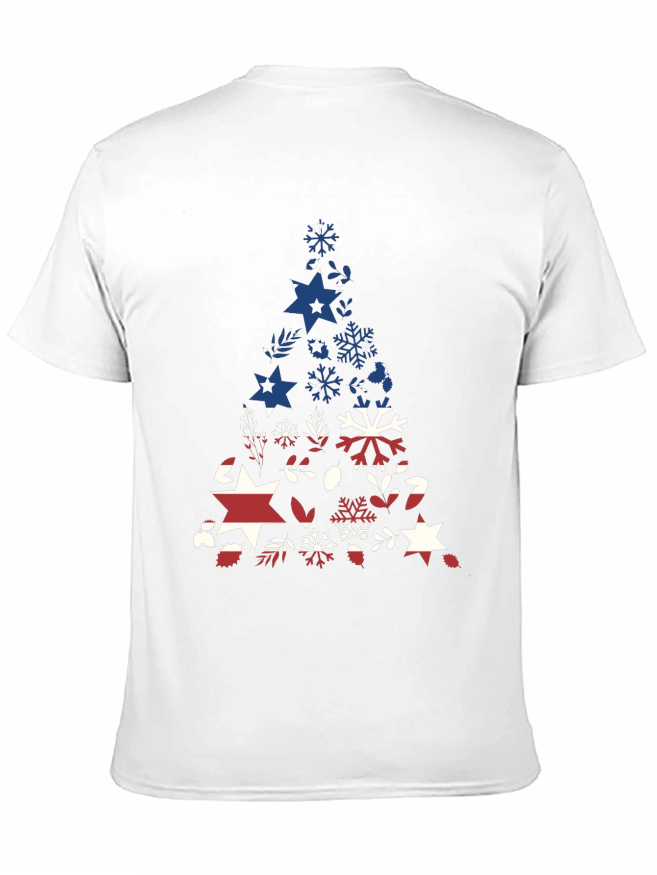 Patriotic Christmas Tree Graphic Tee