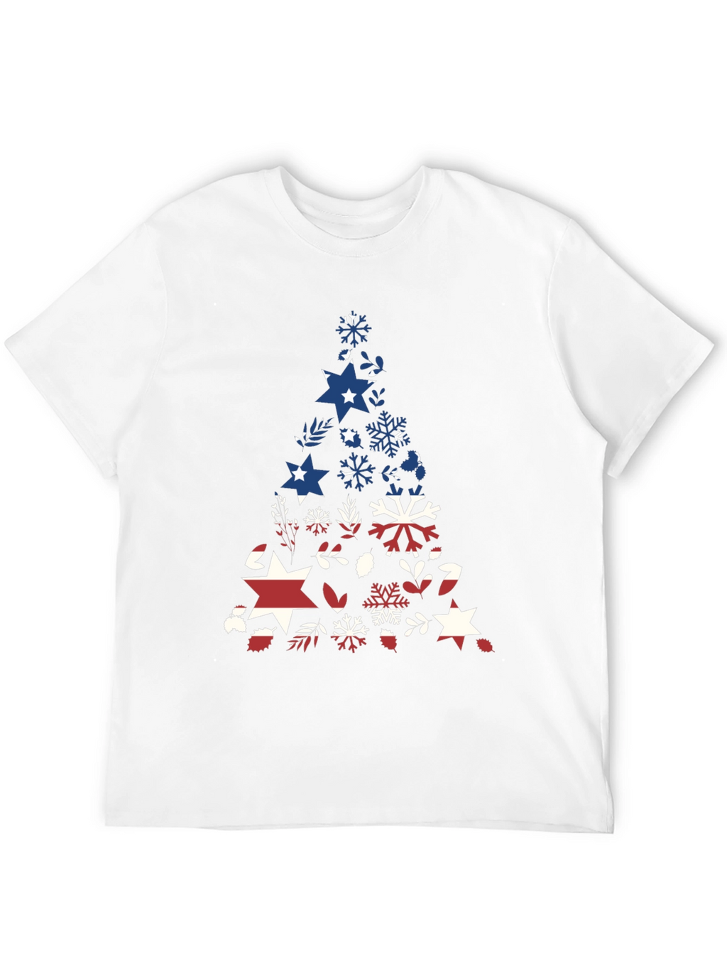 Patriotic Christmas Tree Graphic Tee