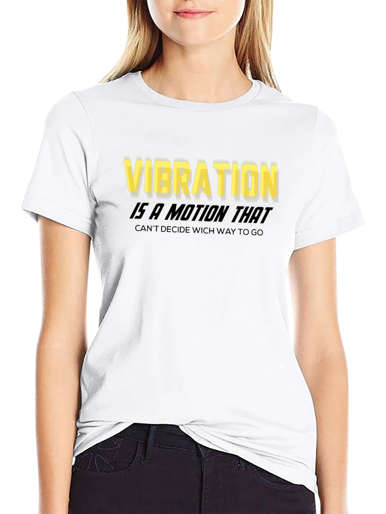 Vibration Motion Black T-Shirt