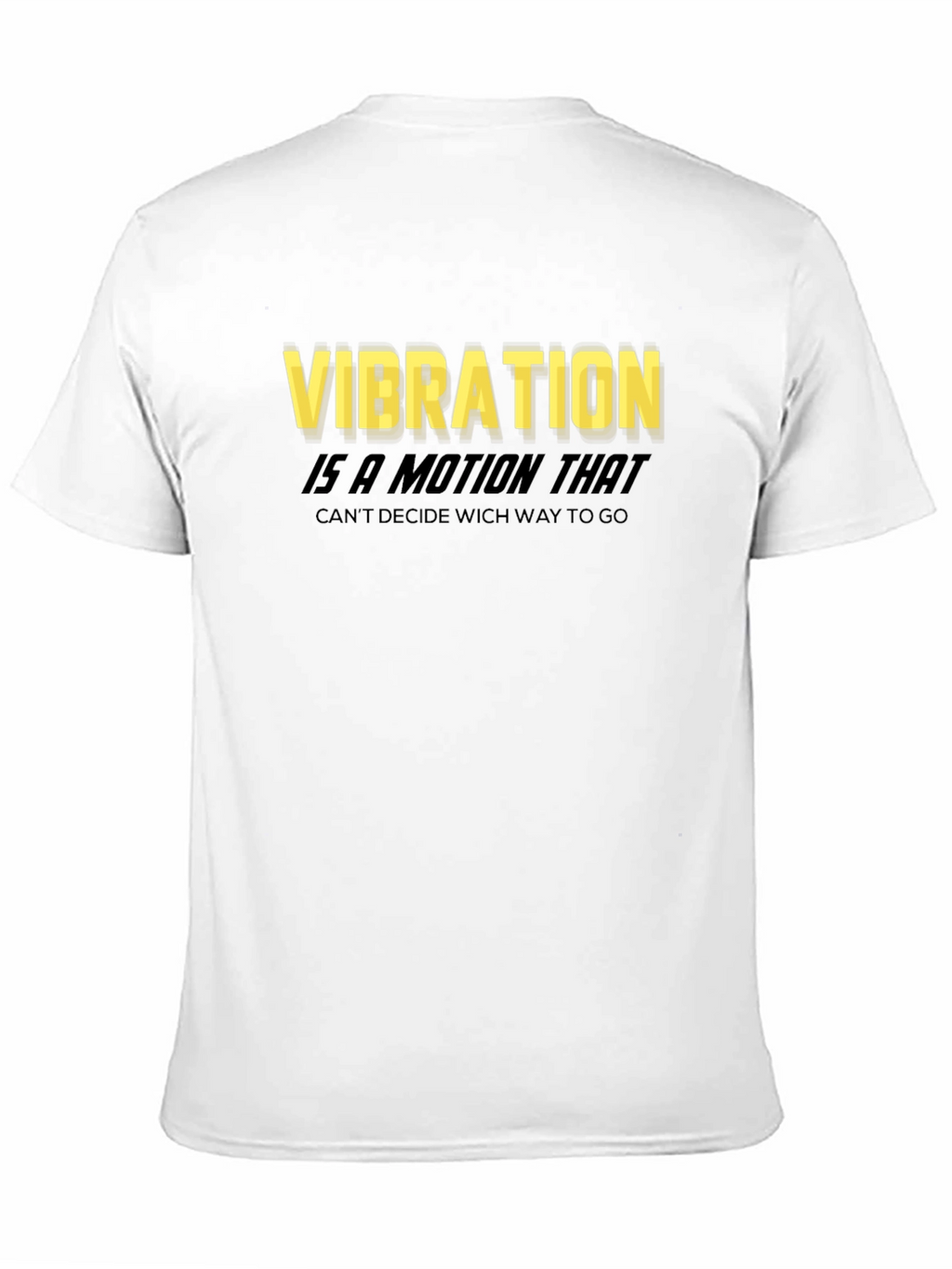 Vibration Motion Black T-Shirt
