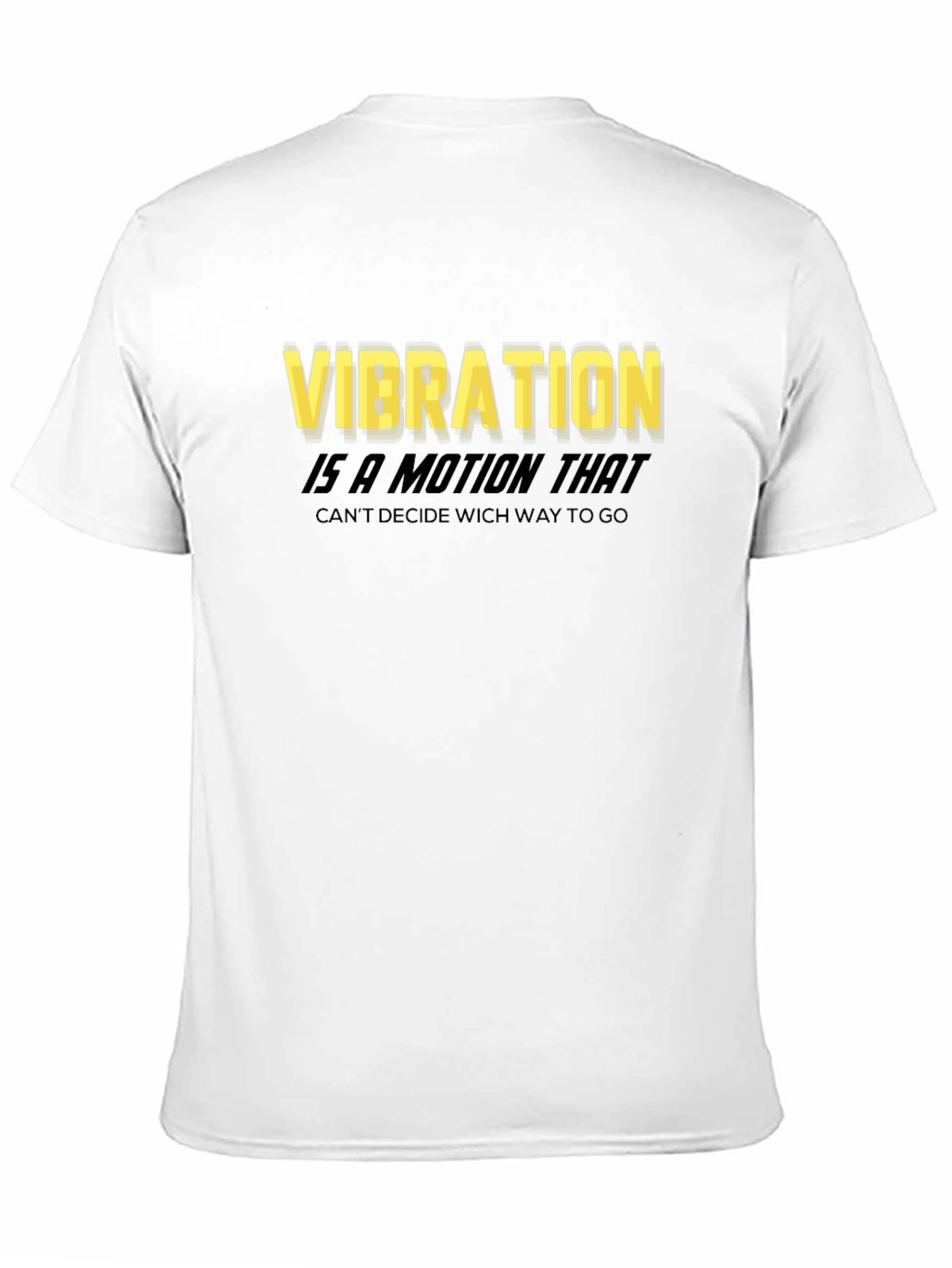 Vibration Motion Black T-Shirt