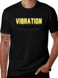 Vibration Motion Black T-Shirt
