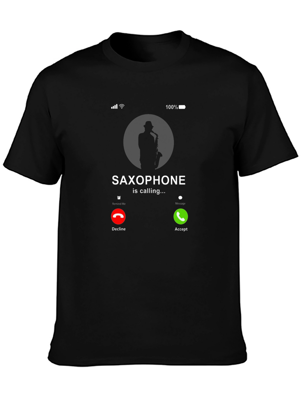 Saxophone Calling T-Shirt - Music Lover Tee