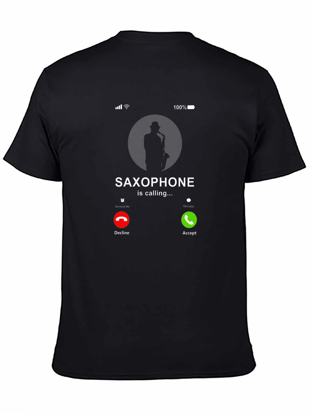 Saxophone Calling T-Shirt - Music Lover Tee