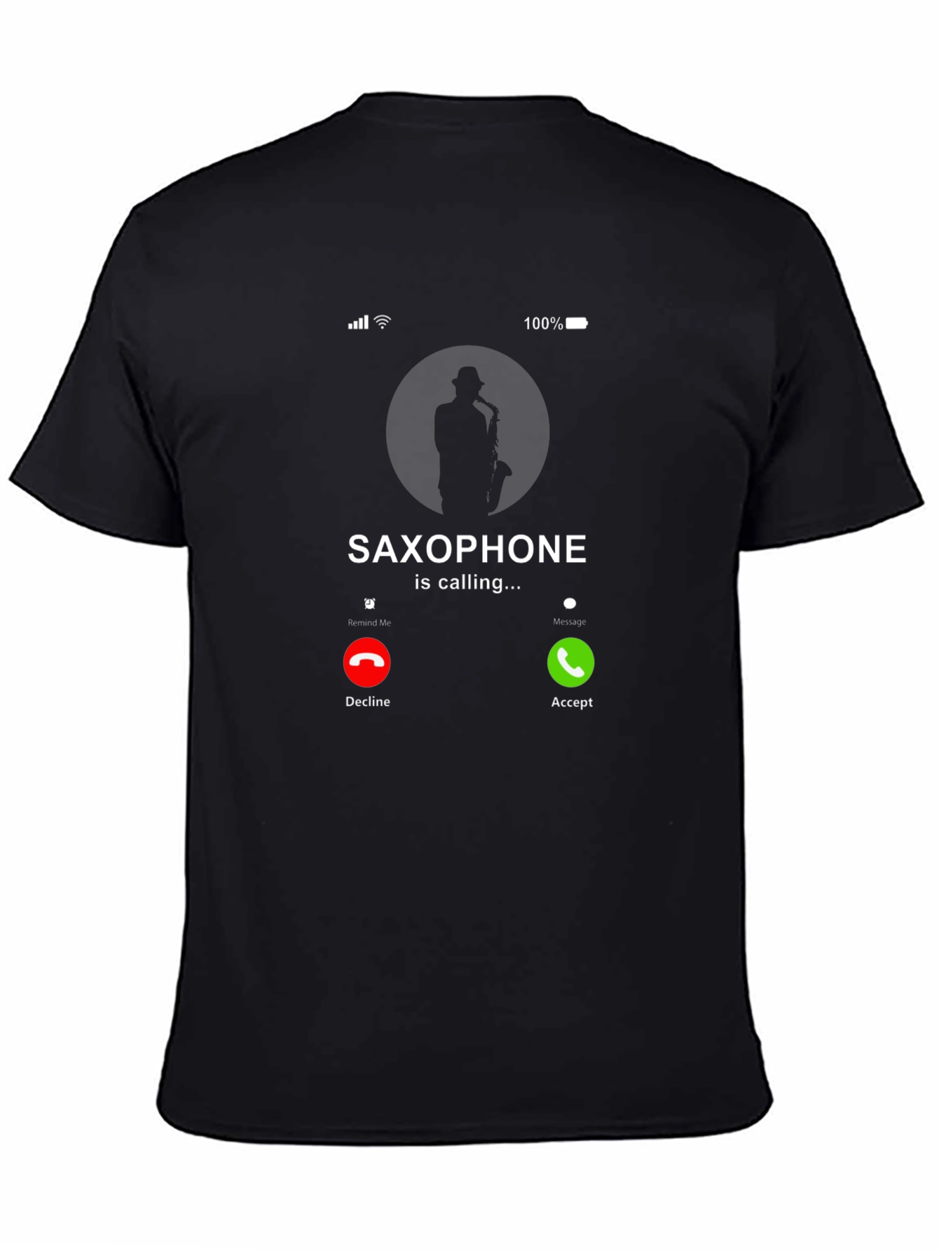 Saxophone Calling T-Shirt - Music Lover Tee