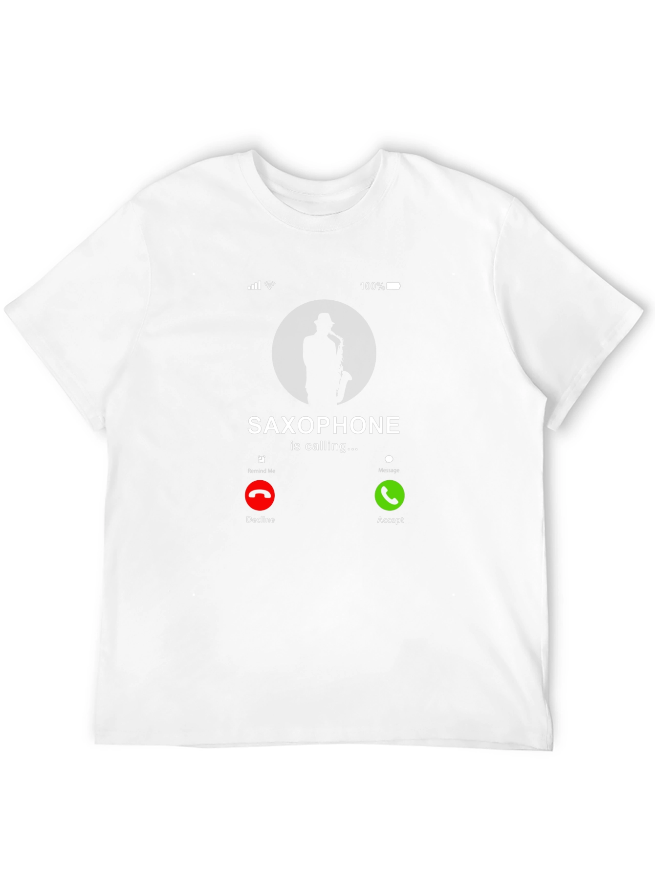Saxophone Calling T-Shirt - Music Lover Tee