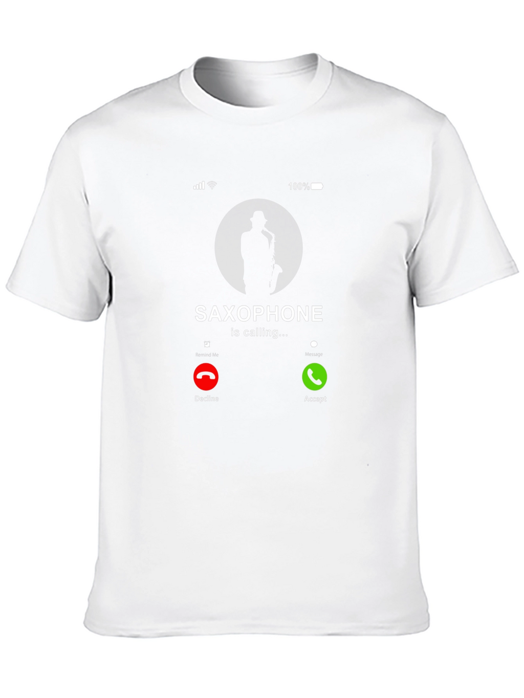 Saxophone Calling T-Shirt - Music Lover Tee