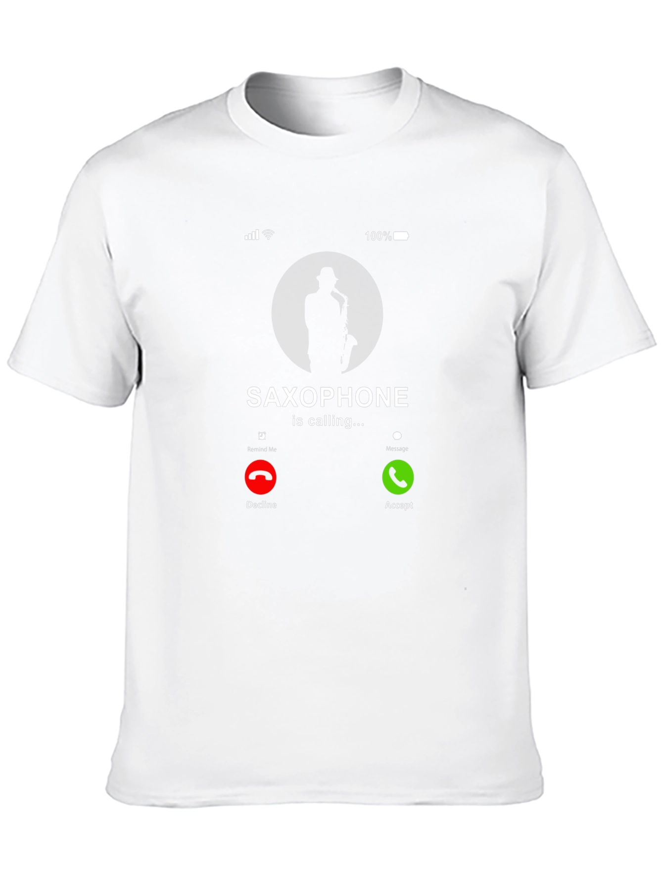 Saxophone Calling T-Shirt - Music Lover Tee