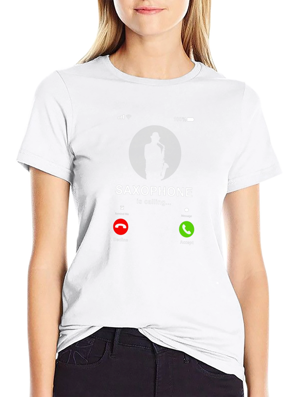 Saxophone Calling T-Shirt - Music Lover Tee