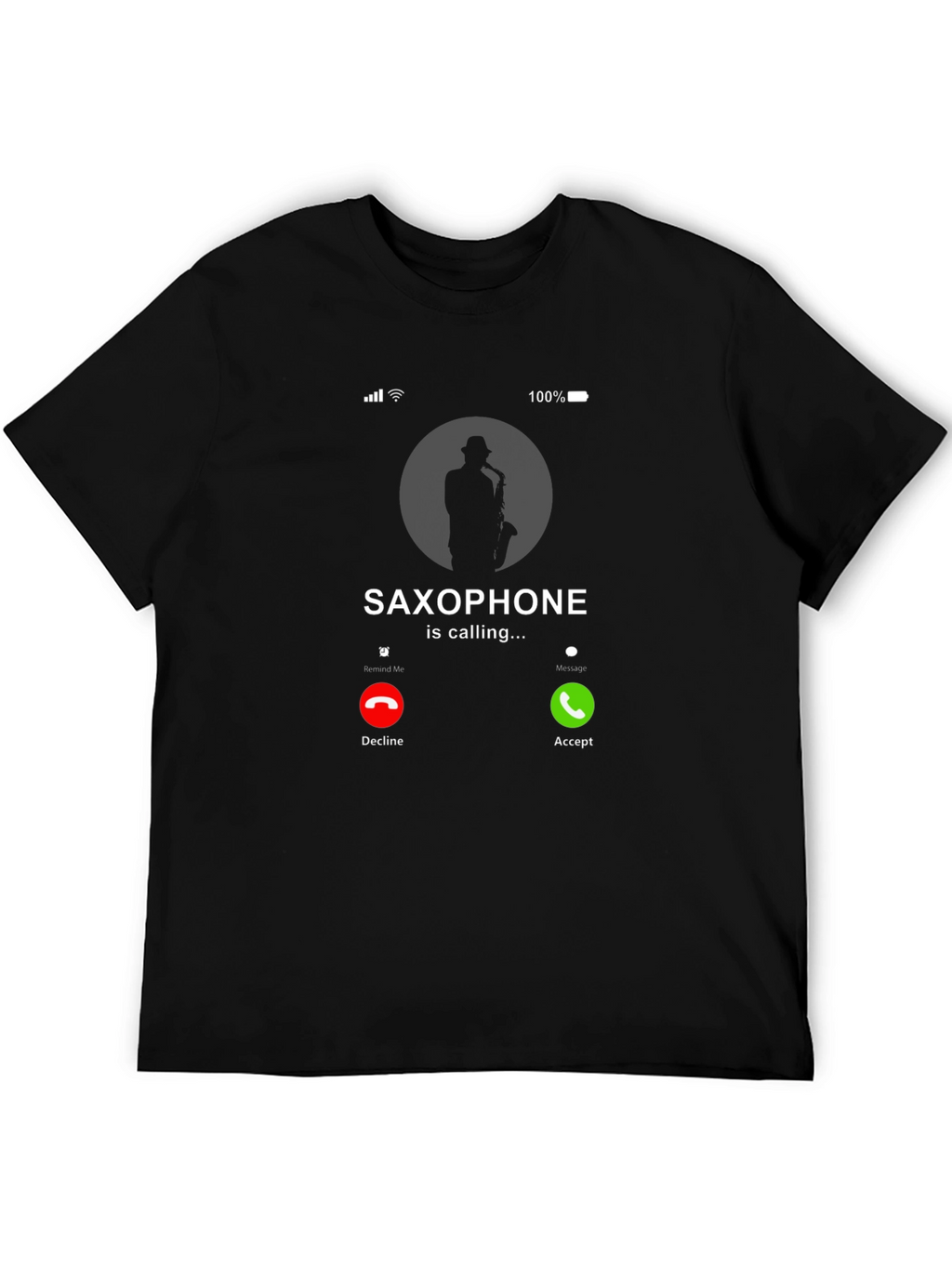Saxophone Calling T-Shirt - Music Lover Tee
