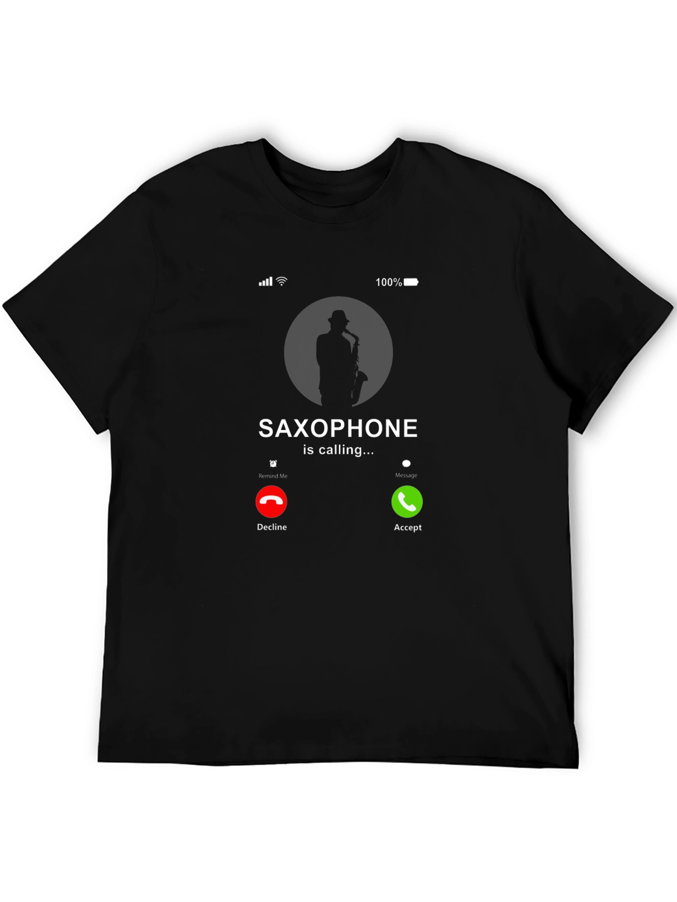 Saxophone Calling T-Shirt - Music Lover Tee