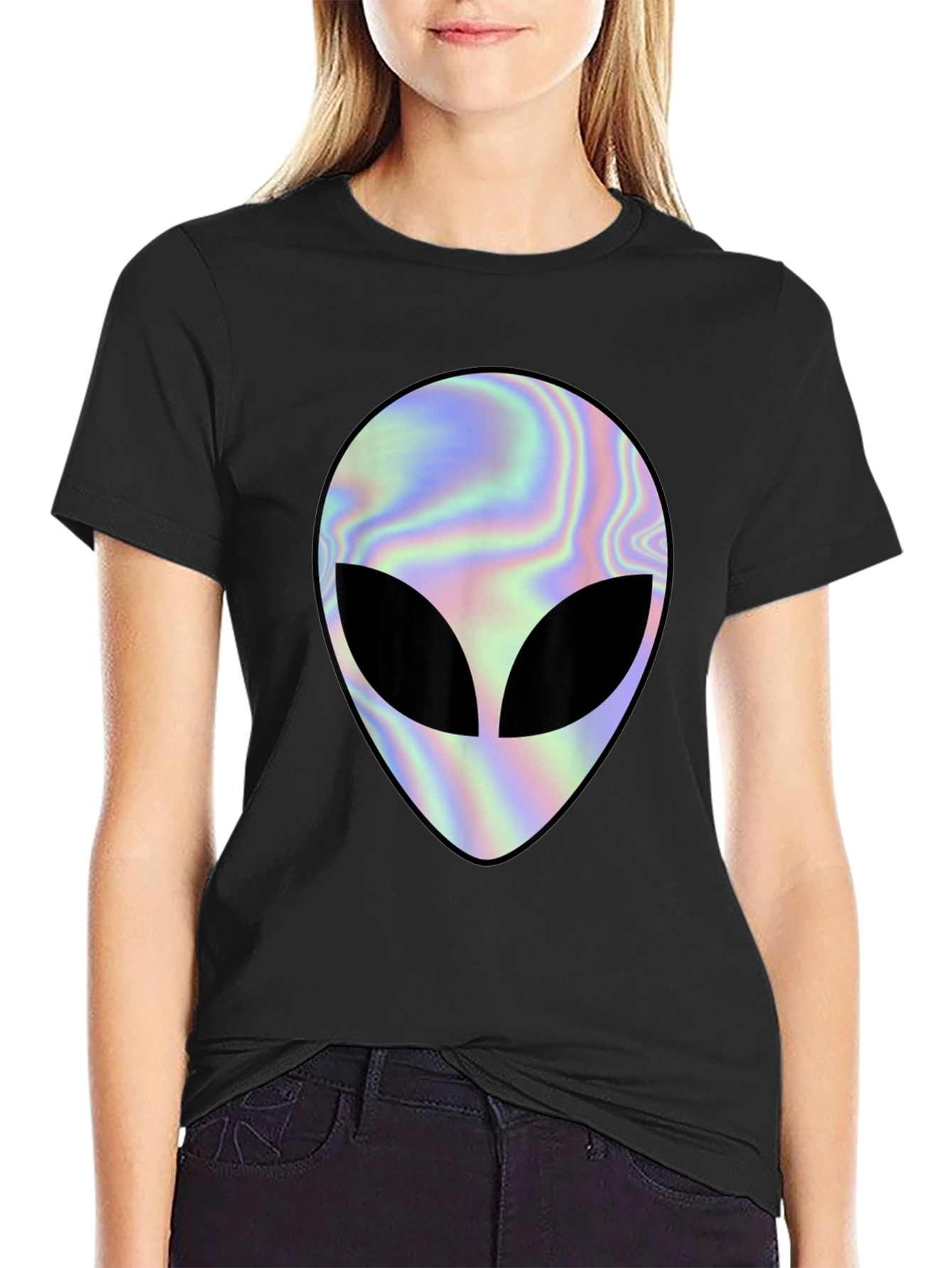 Alien Holographic T-Shirt
