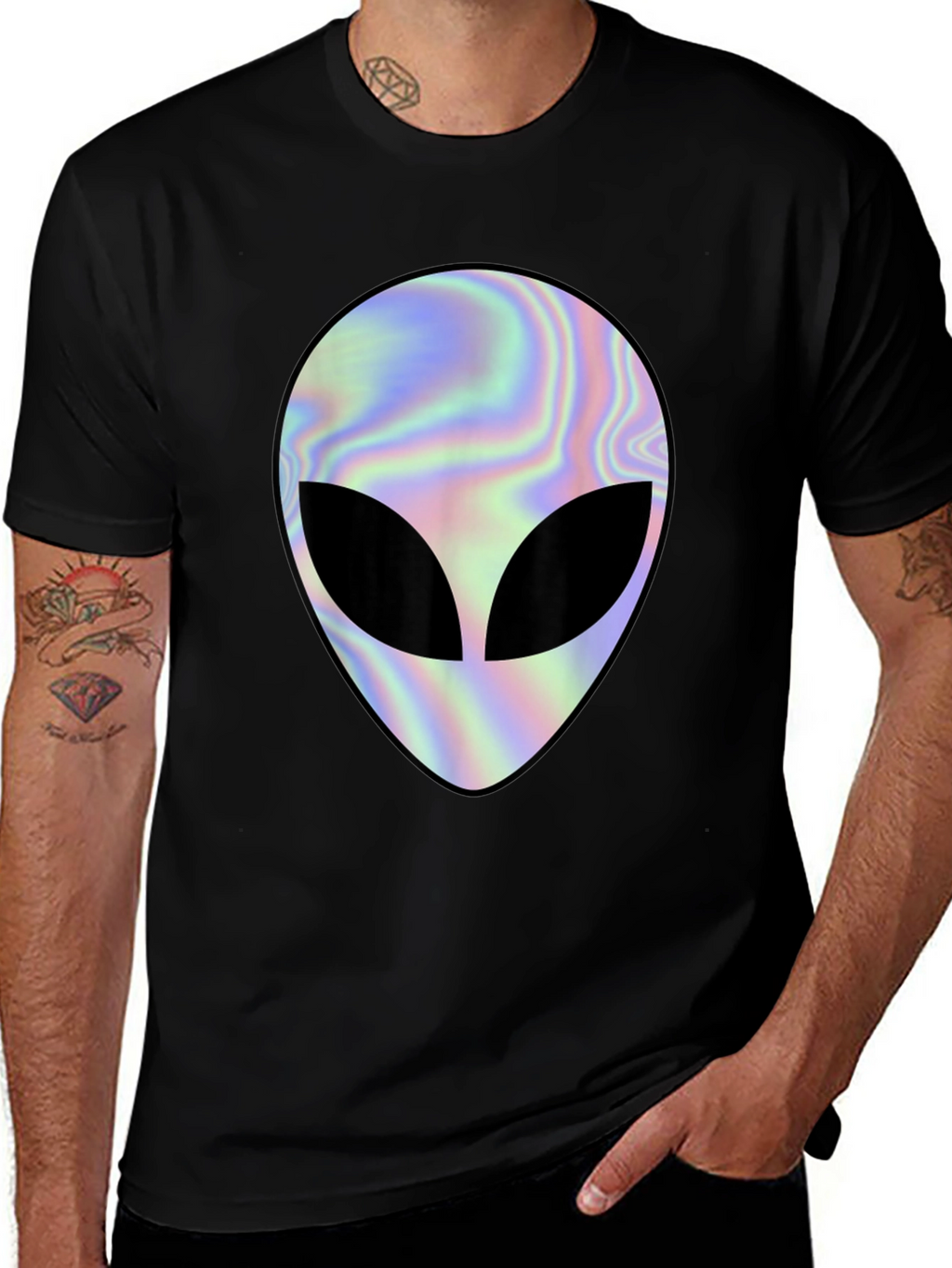 Alien Holographic T-Shirt