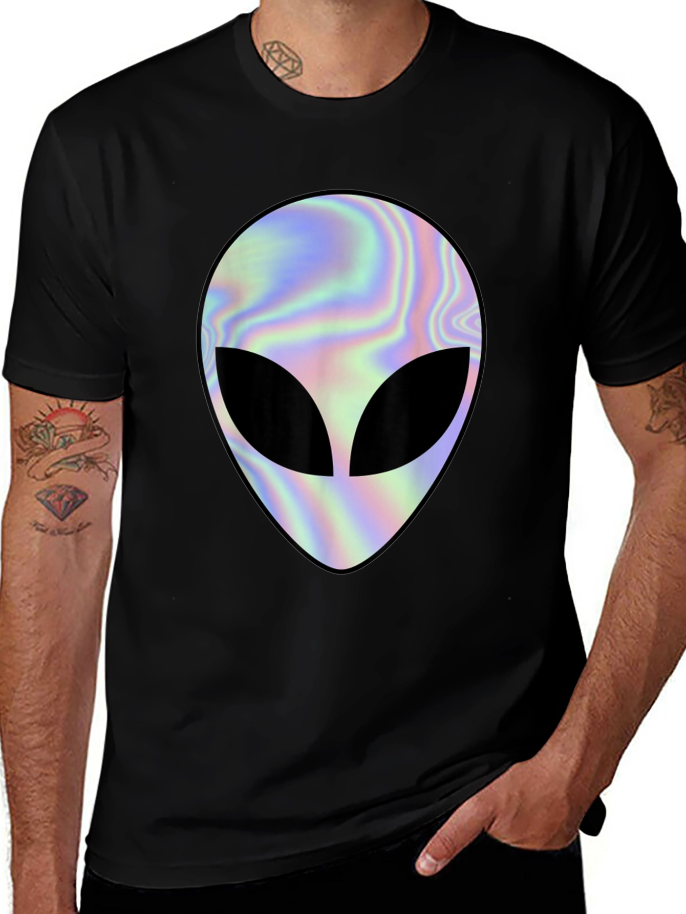 Alien Holographic T-Shirt