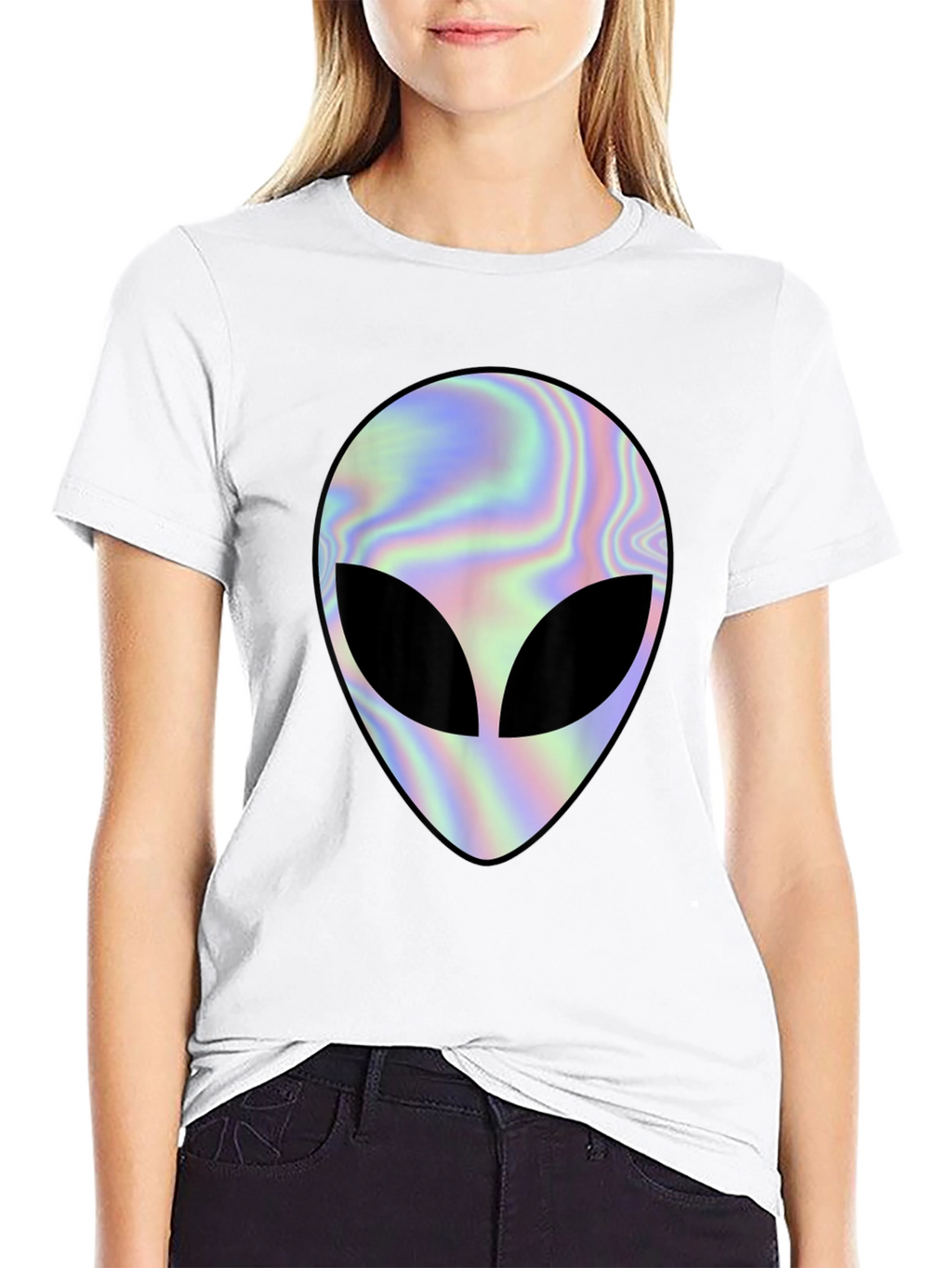 Alien Holographic T-Shirt