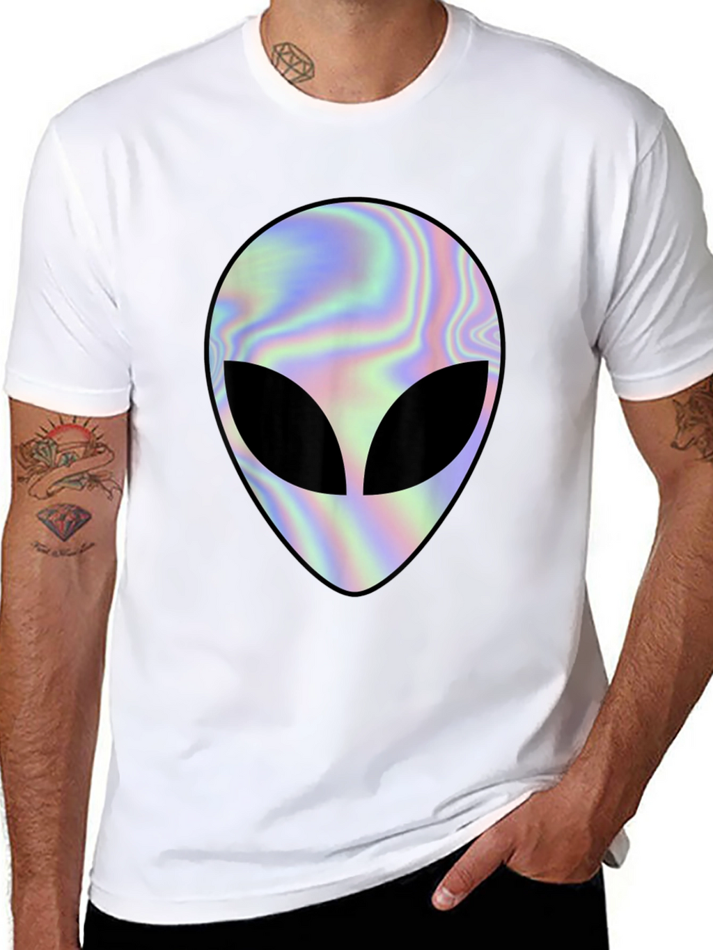 Alien Holographic T-Shirt
