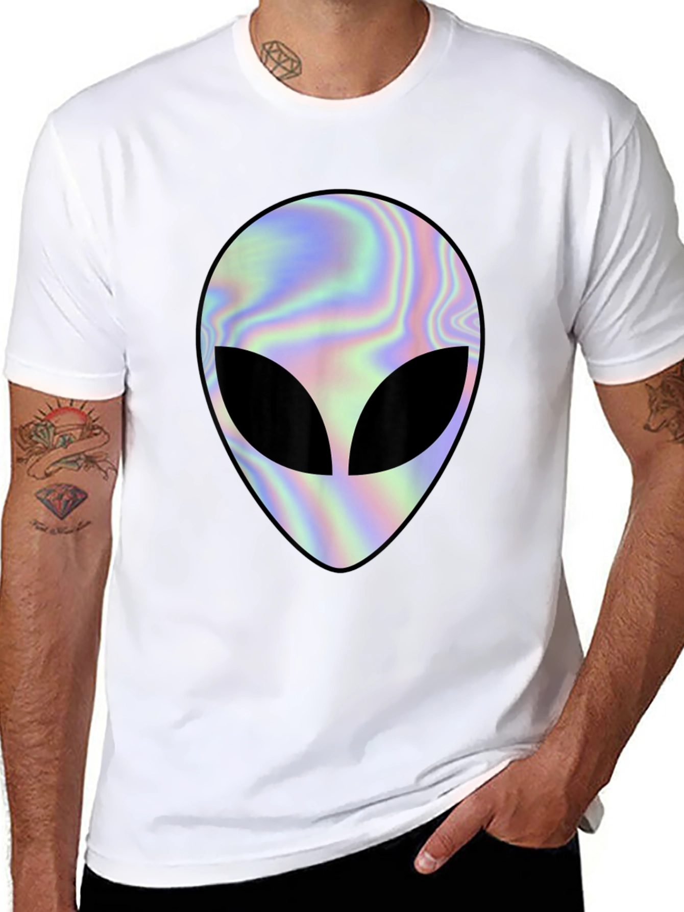 Alien Holographic T-Shirt