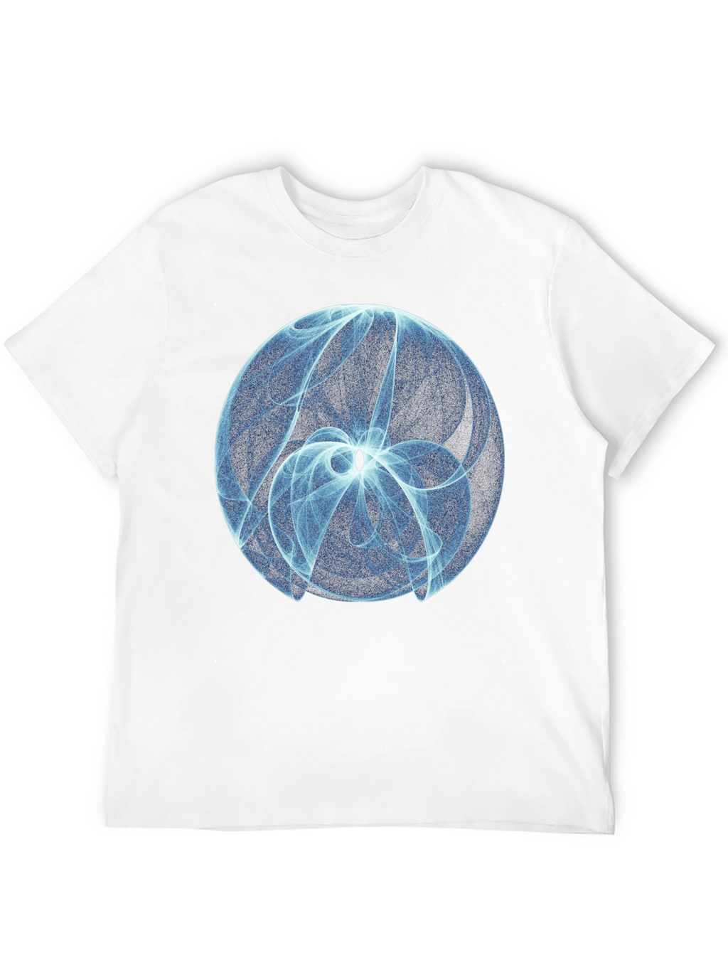 Abstract Orb Graphic Tee - Modern Casual Style