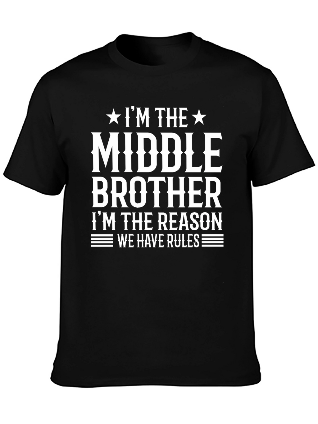 Middle Brother T-Shirt - Funny Family Tee