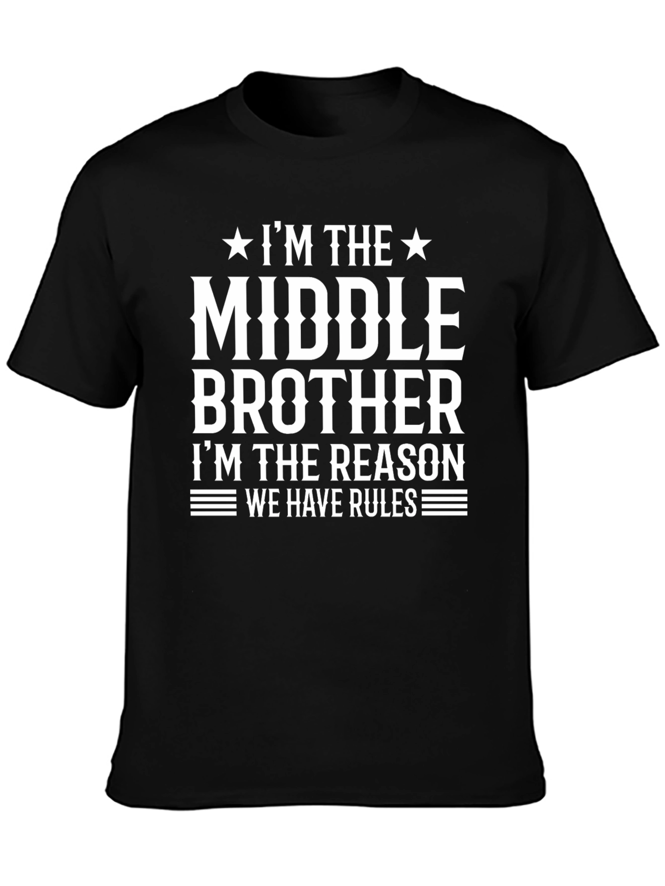 Middle Brother T-Shirt - Funny Family Tee