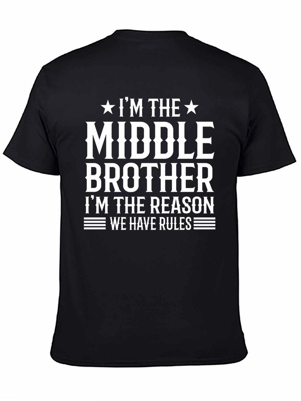 Middle Brother T-Shirt - Funny Family Tee