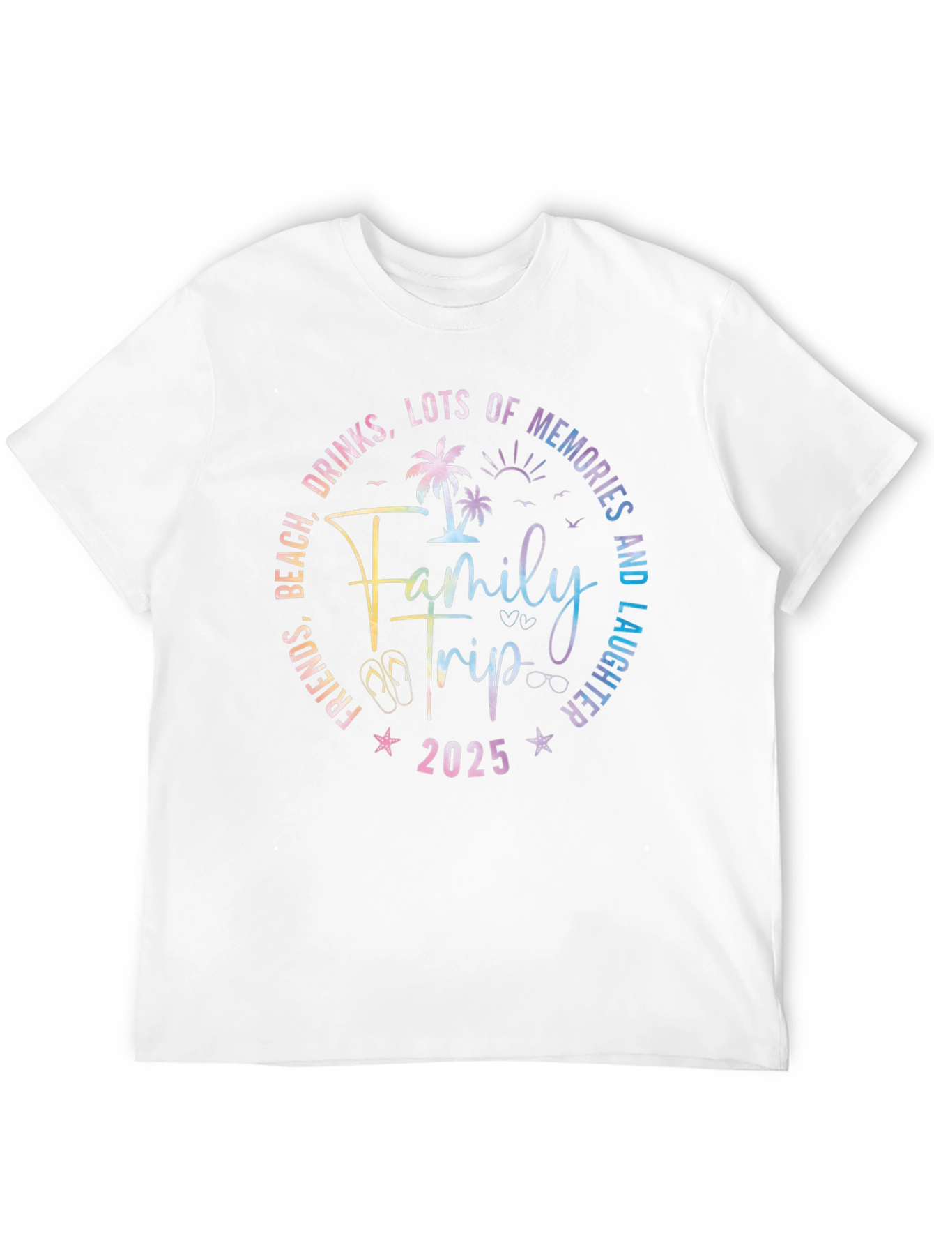 Family Trip 2025 T-Shirt - Beach Vacation Tee