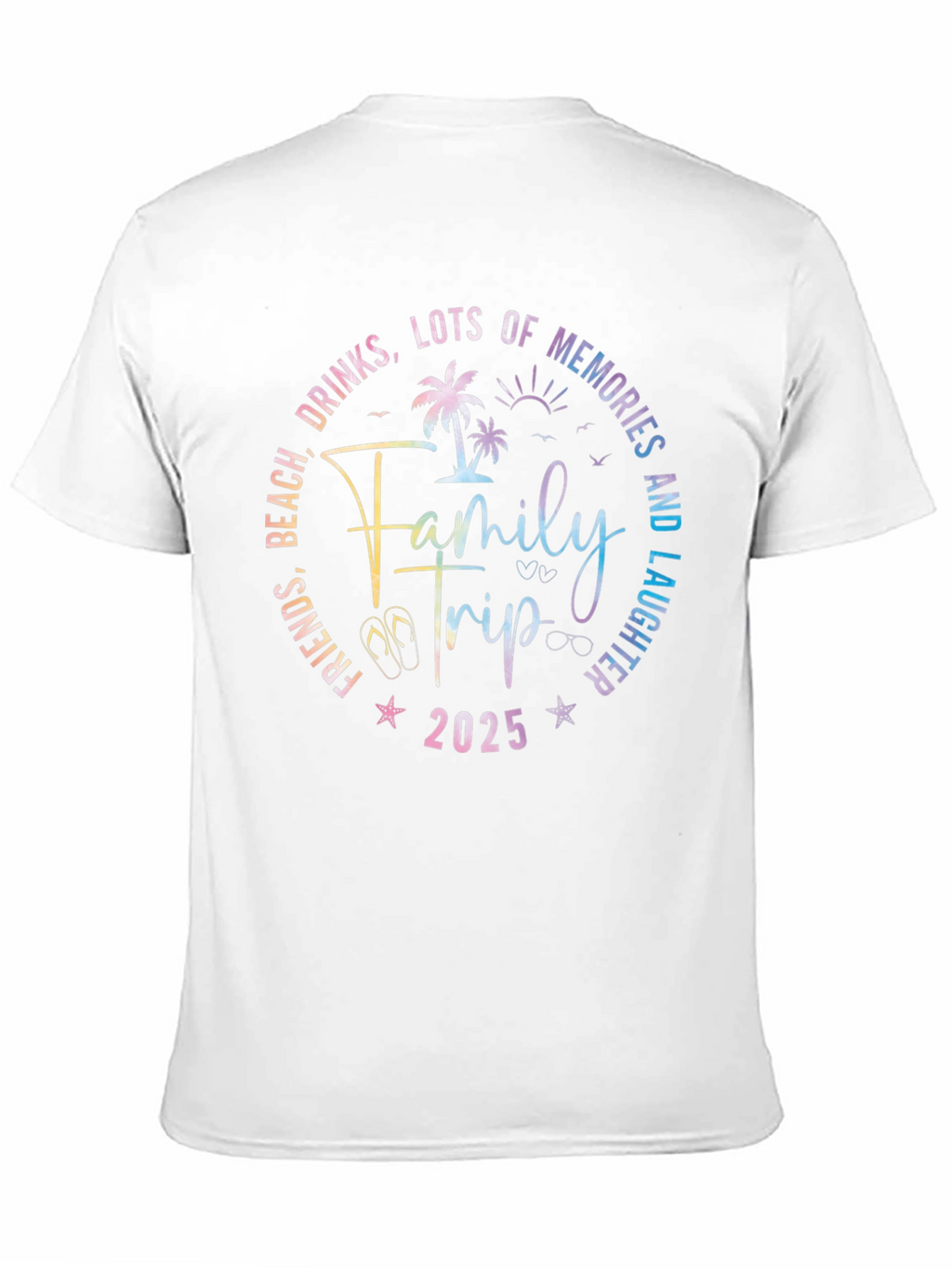 Family Trip 2025 T-Shirt - Beach Vacation Tee
