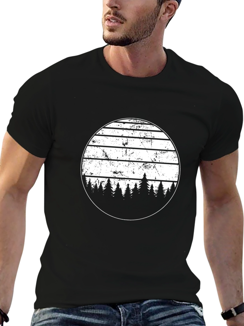 Retro Mountain Sunset T-Shirt