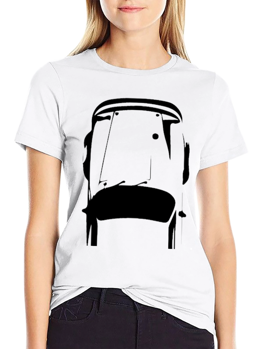 Moai Statue Graphic T-Shirt - Classic Black Tee