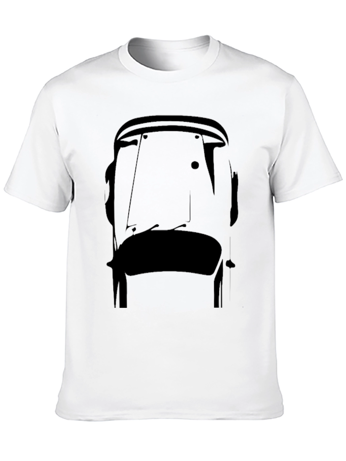 Moai Statue Graphic T-Shirt - Classic Black Tee