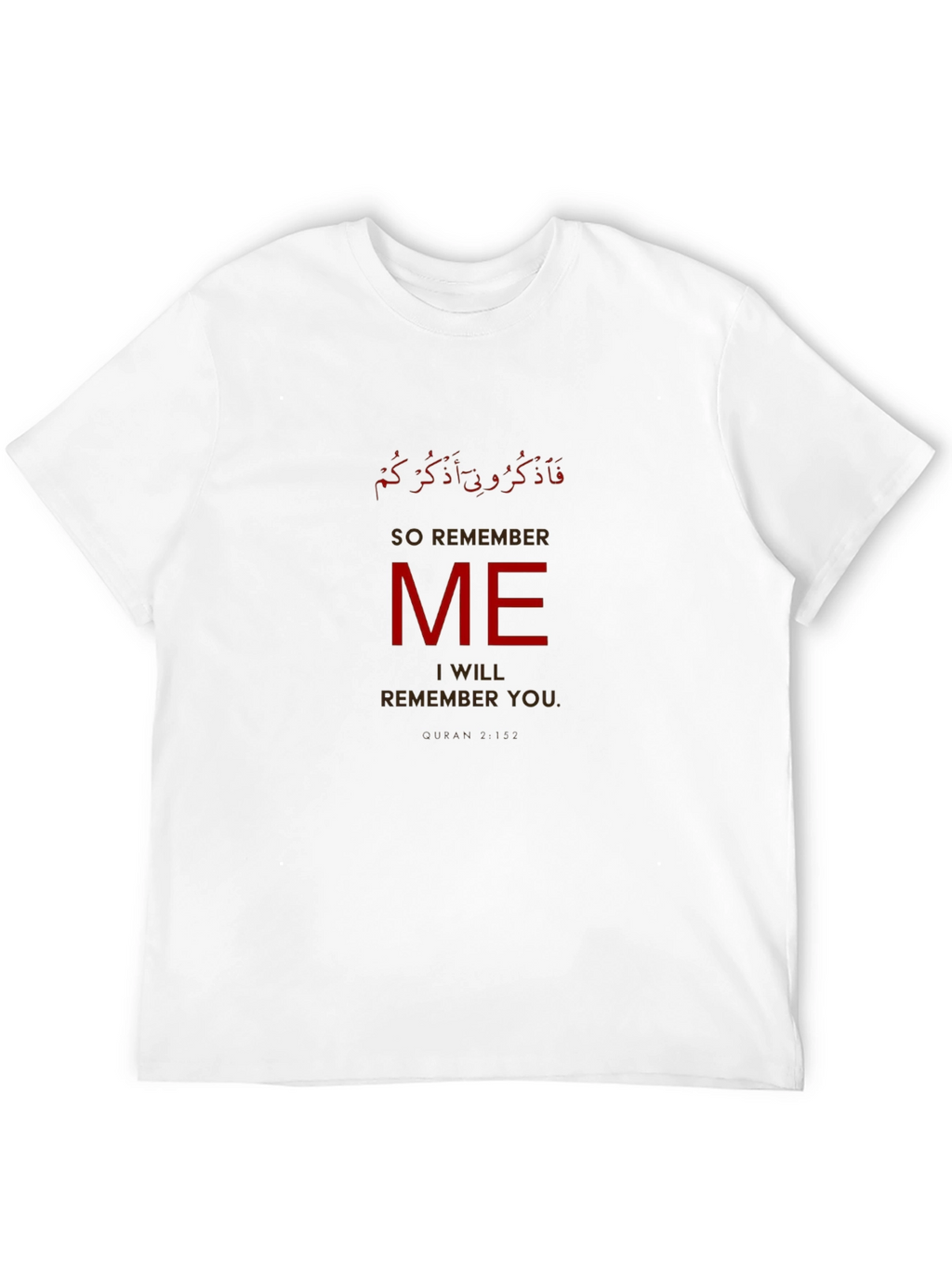 Remember Me Graphic T-Shirt - Stylish Islamic Verse Design