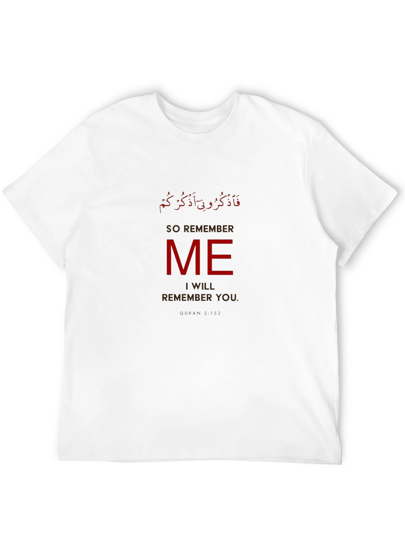 Remember Me Graphic T-Shirt - Stylish Islamic Verse Design