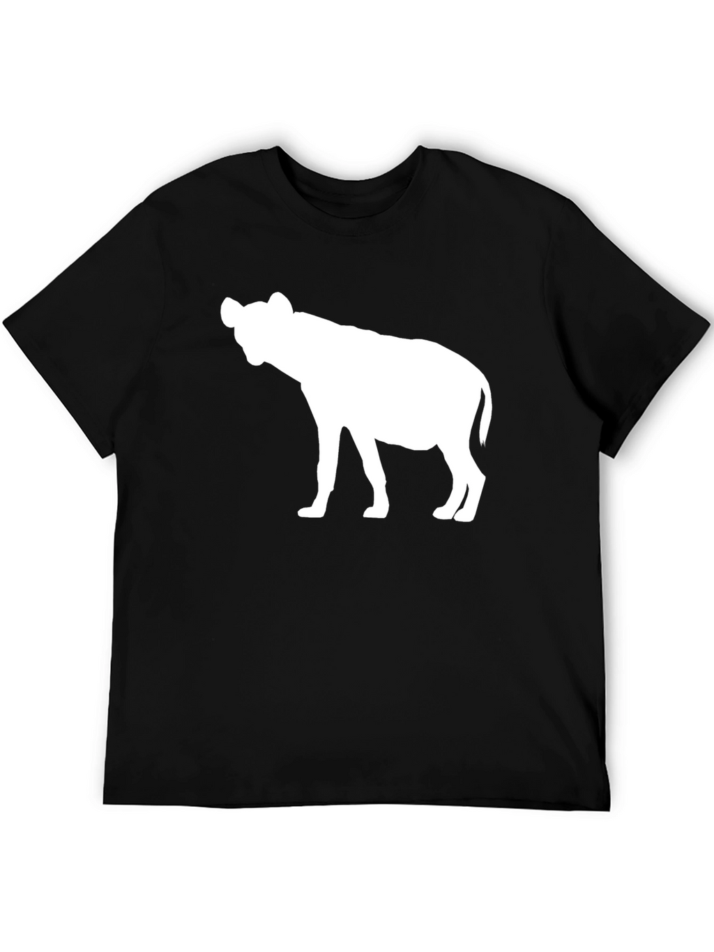 Hyena Silhouette Graphic Tee - Cool Animal Print