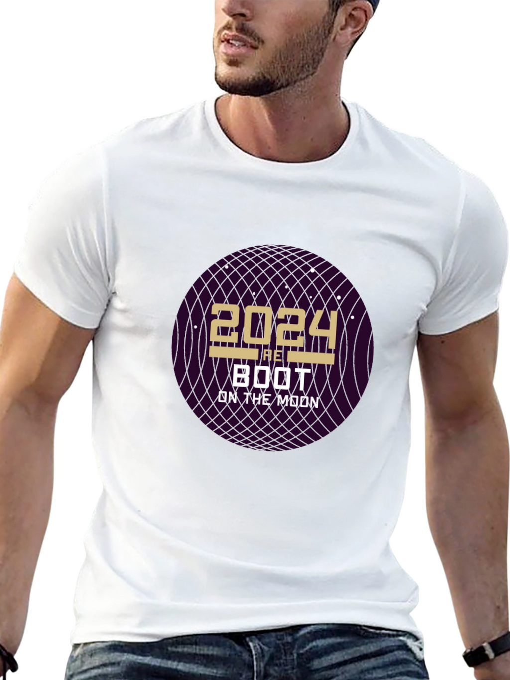 2024 Re Boot On The Moon T-Shirt