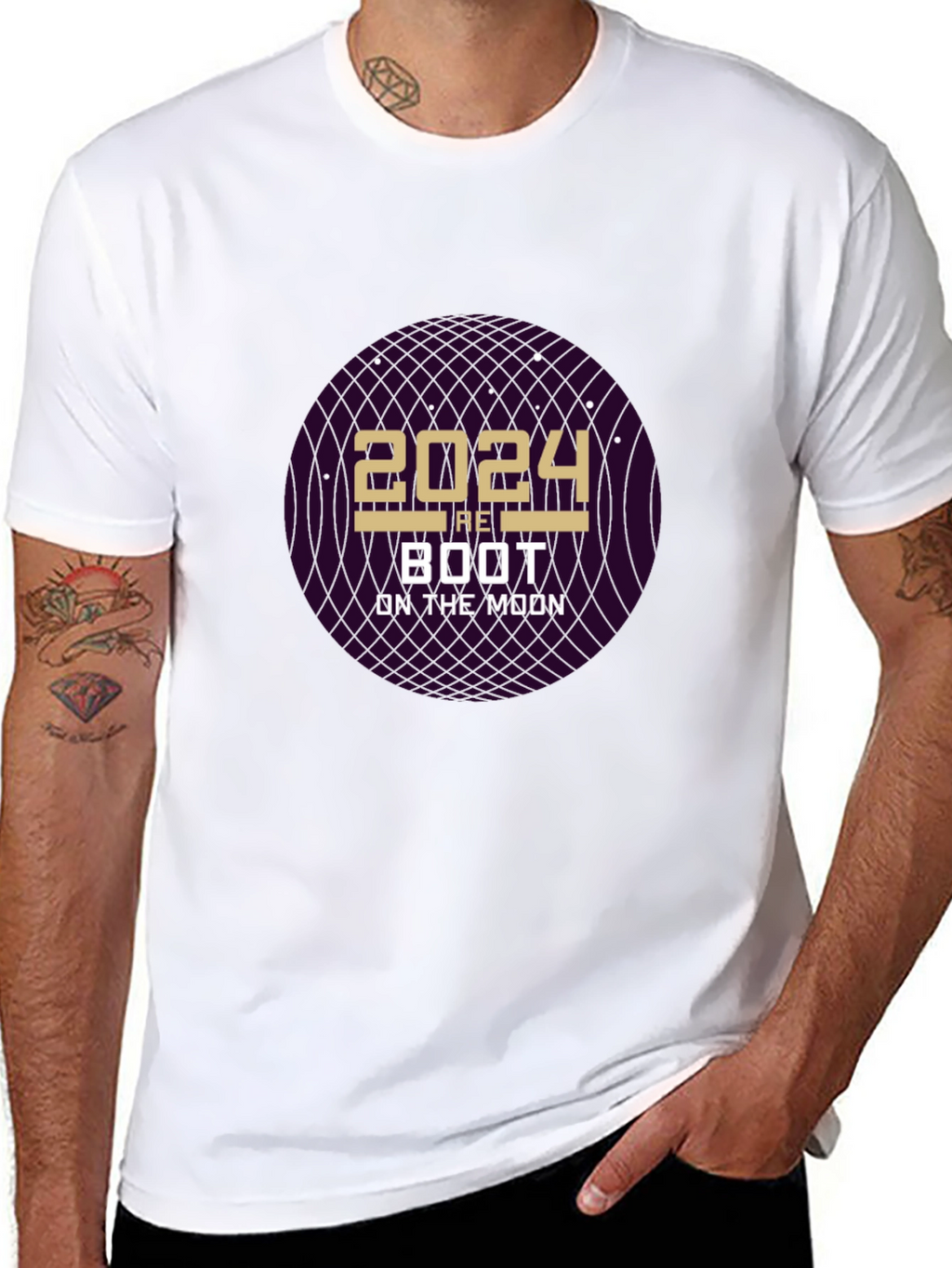 2024 Re Boot On The Moon T-Shirt