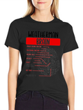 Weatherman Brain T-Shirt - Funny Weather Humor Tee