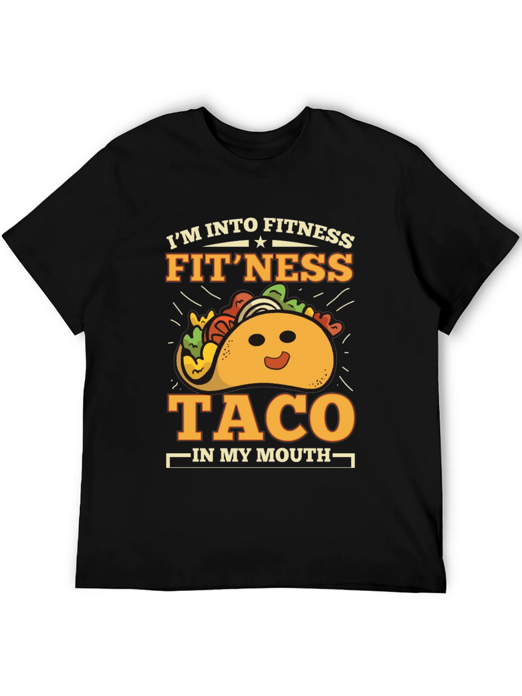 Fitness Taco Graphic T-Shirt - Gym Humor Tee