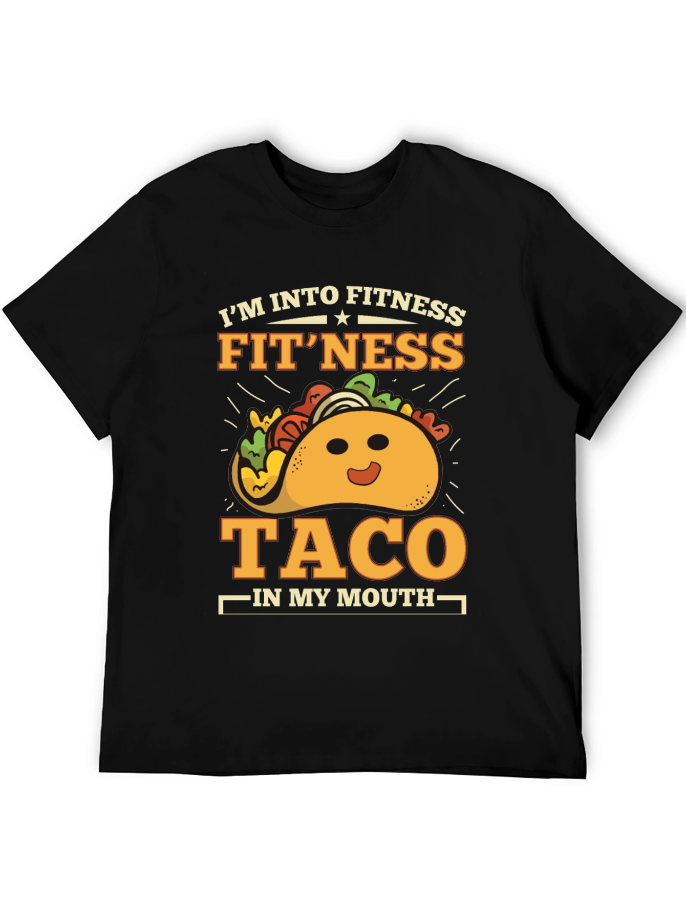 Fitness Taco Graphic T-Shirt - Gym Humor Tee
