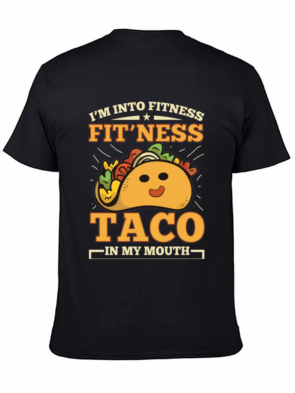 Fitness Taco Graphic T-Shirt - Gym Humor Tee