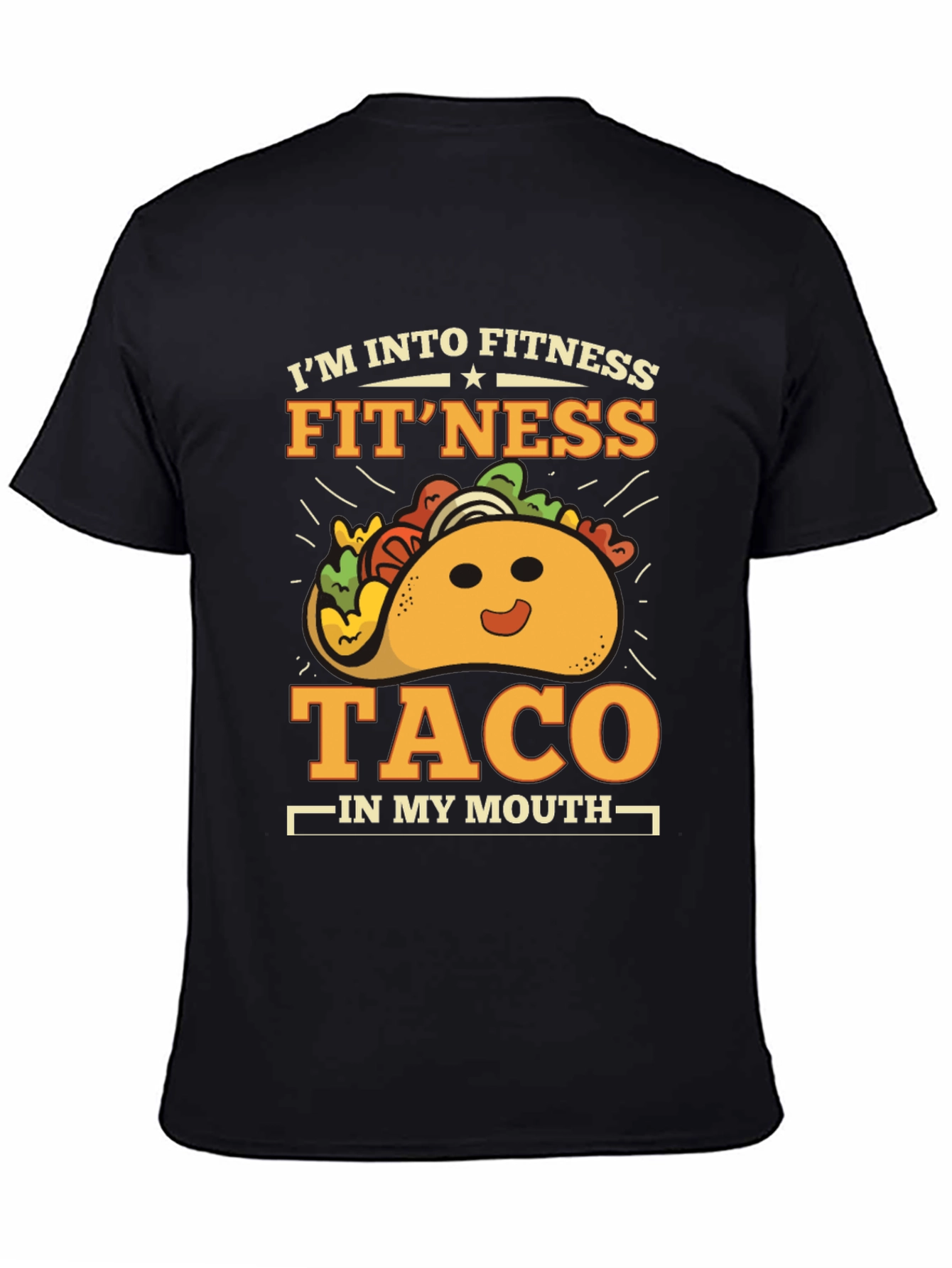 Fitness Taco Graphic T-Shirt - Gym Humor Tee