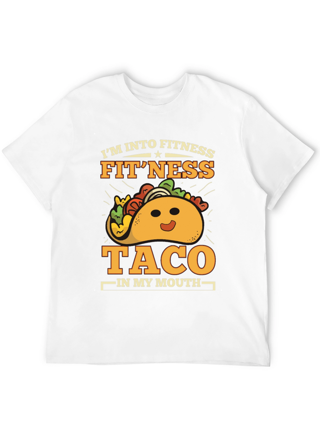 Fitness Taco Graphic T-Shirt - Gym Humor Tee