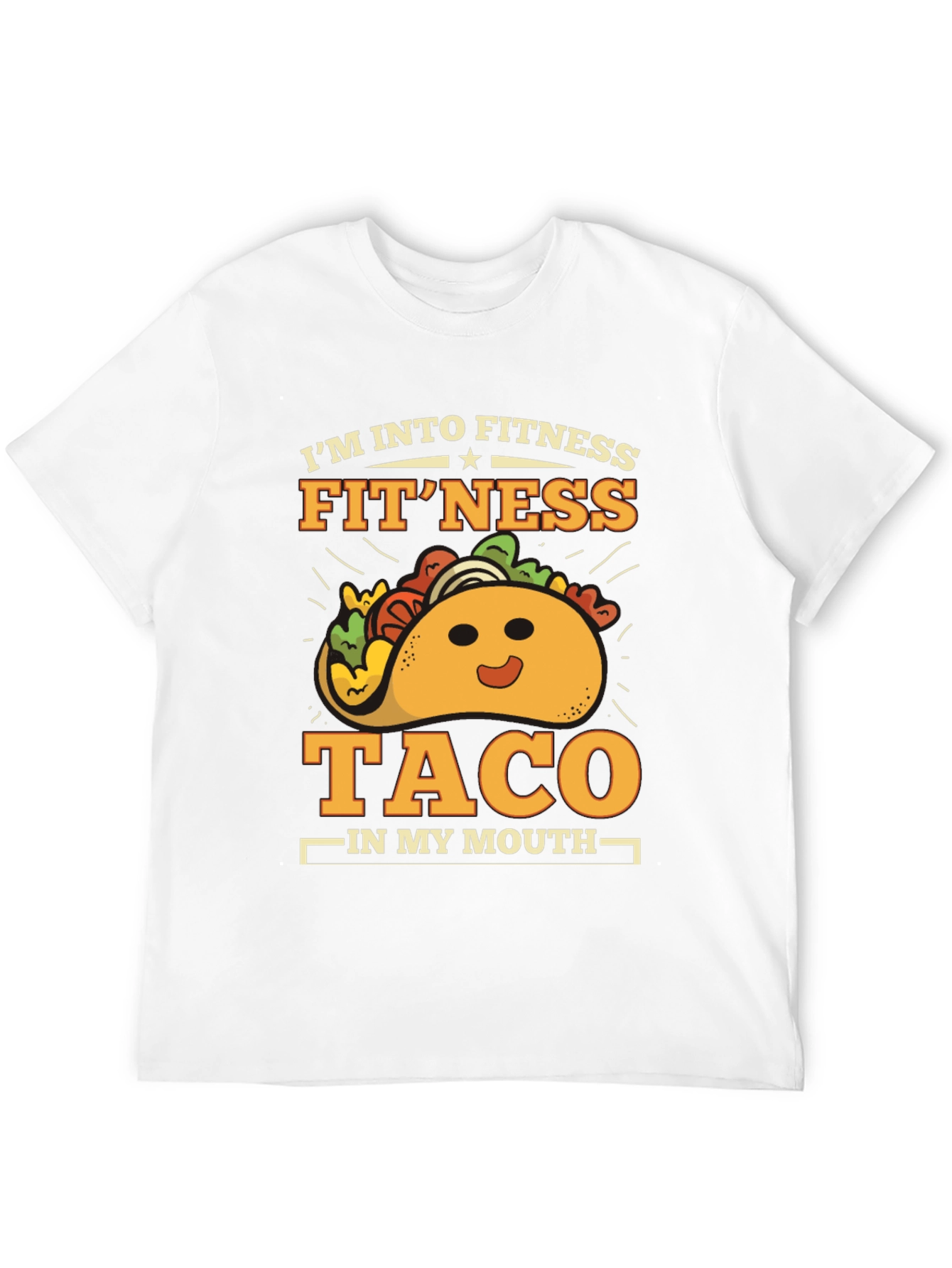 Fitness Taco Graphic T-Shirt - Gym Humor Tee