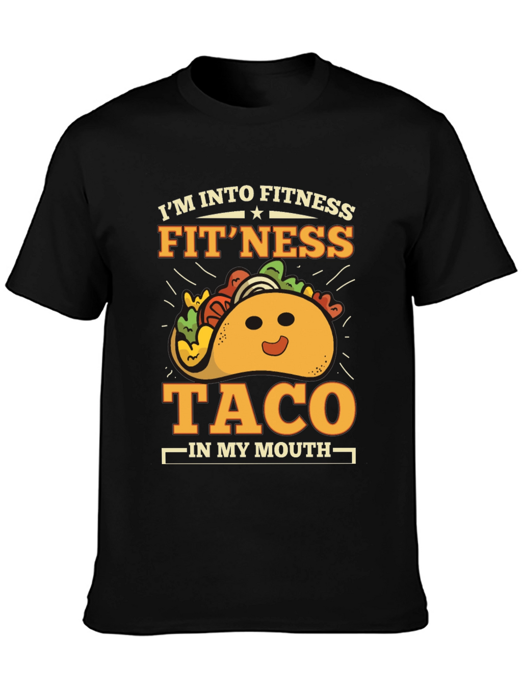 Fitness Taco Graphic T-Shirt - Gym Humor Tee